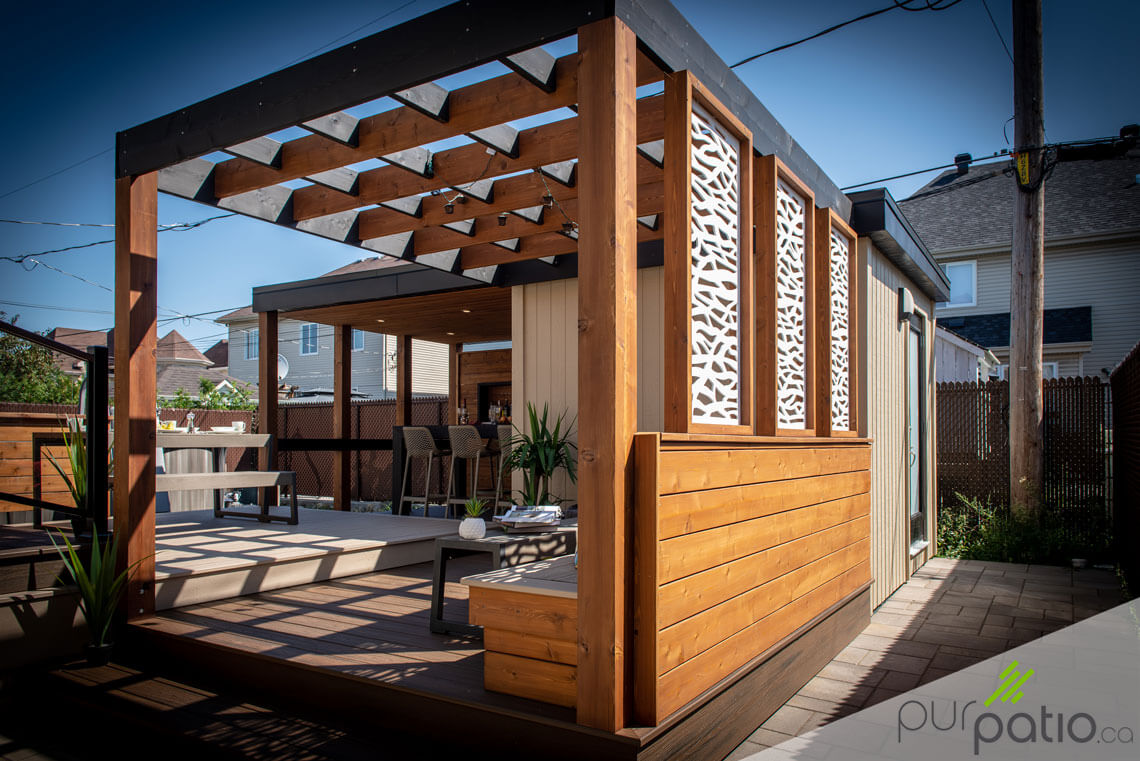 pergola bois cèdre