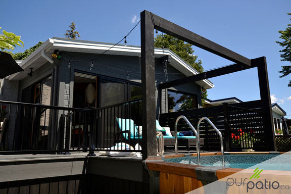 pergola moderne bois