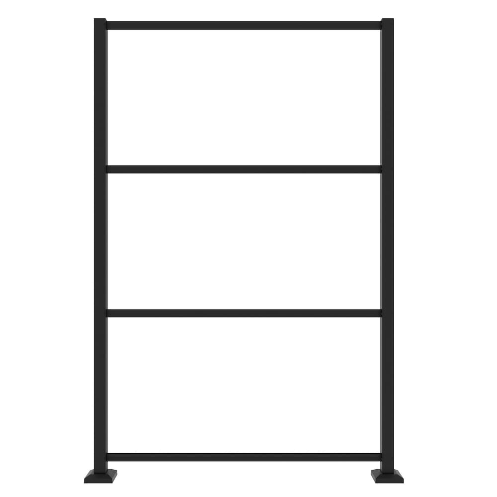 Barrette - 73040779 - Structure d'aluminium pour trois panneaux 2'X4'