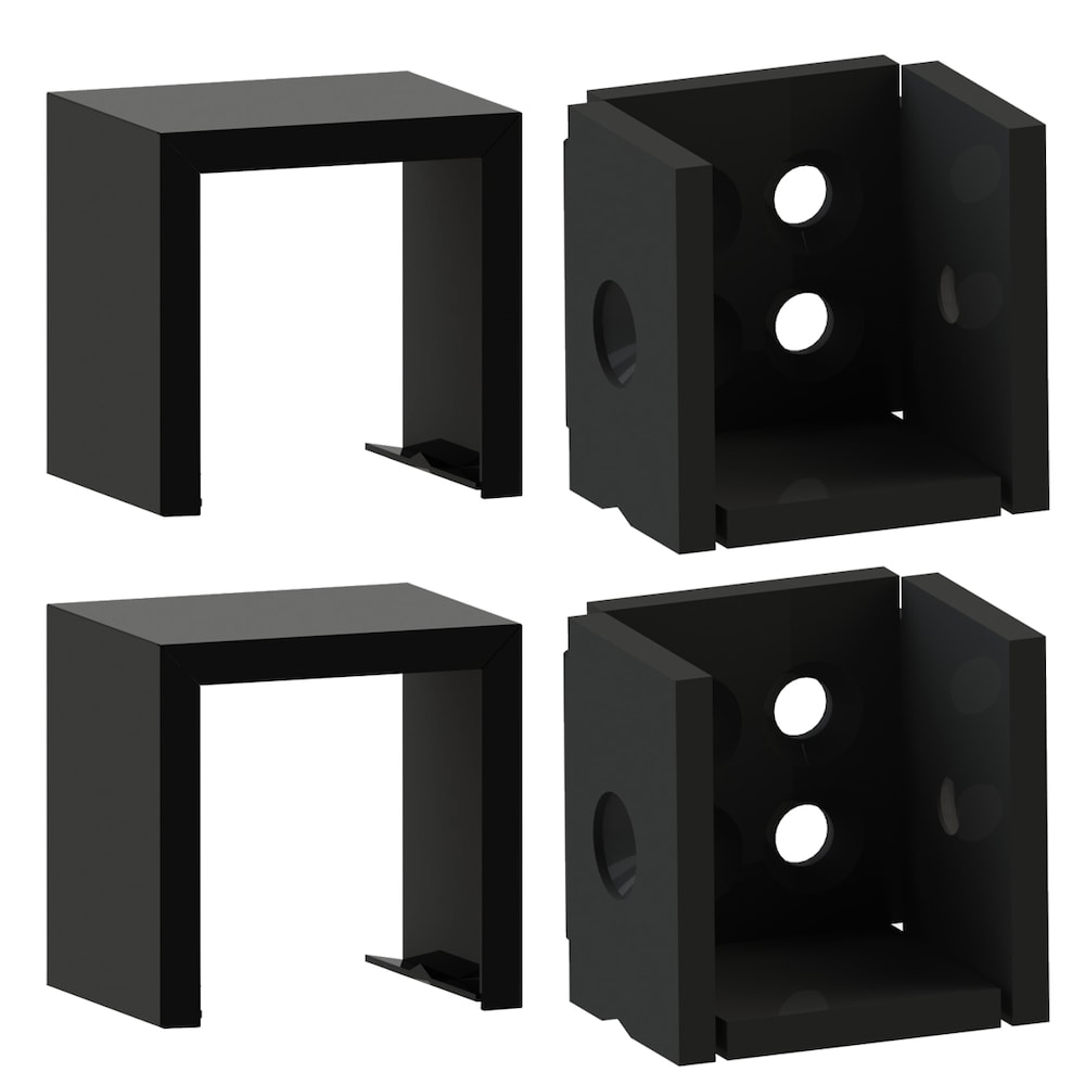 Barrette - 73056666 - Support Droit Pour Rampes (Paquet de 4)