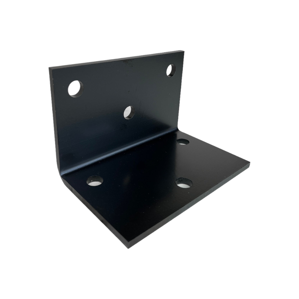 Dashco - EQR264 - Équerre robuste 6"x 4"x 4'' épaisseur 1/4 Noir