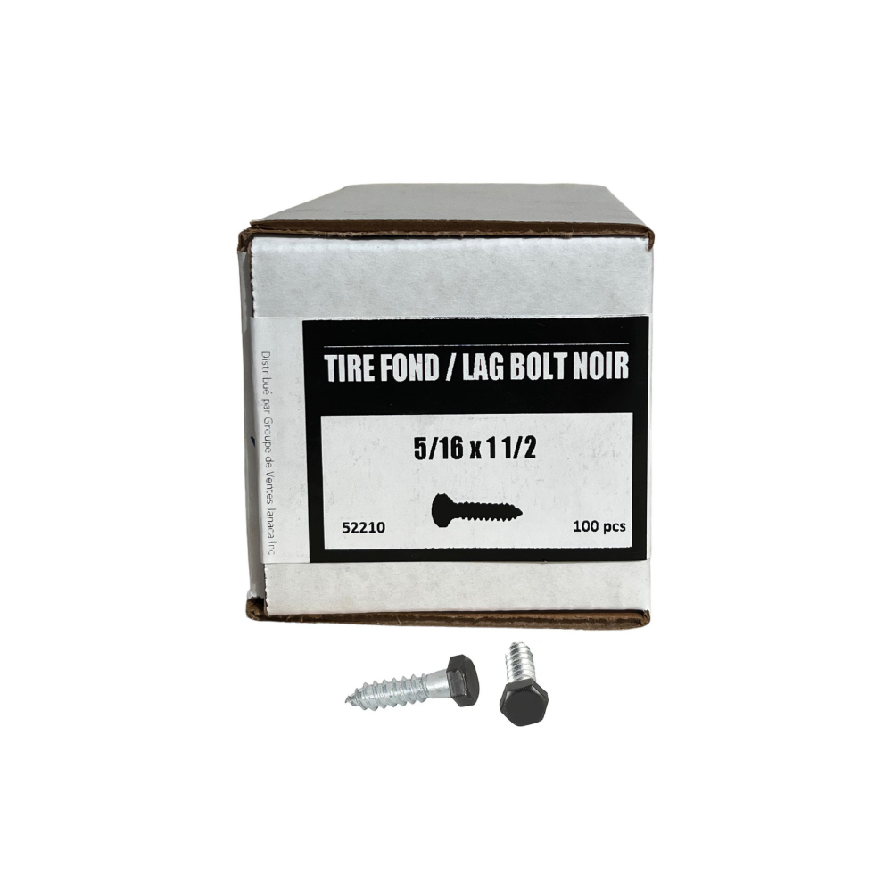 Dashco - 52208/52210 - Lag Screw 5/16 x 1 1/2 Black