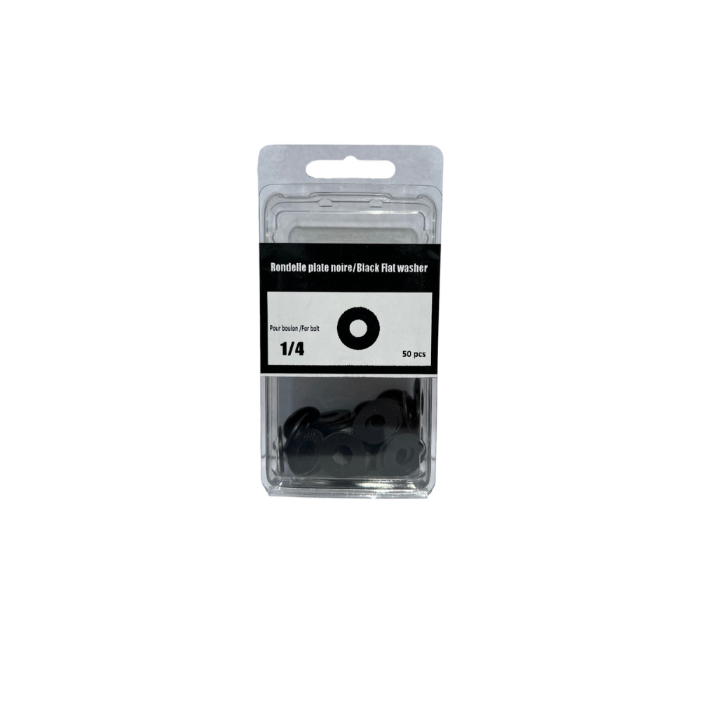 Dashco - 52207/52215 - Rondelle Plate 1/4 Noir
