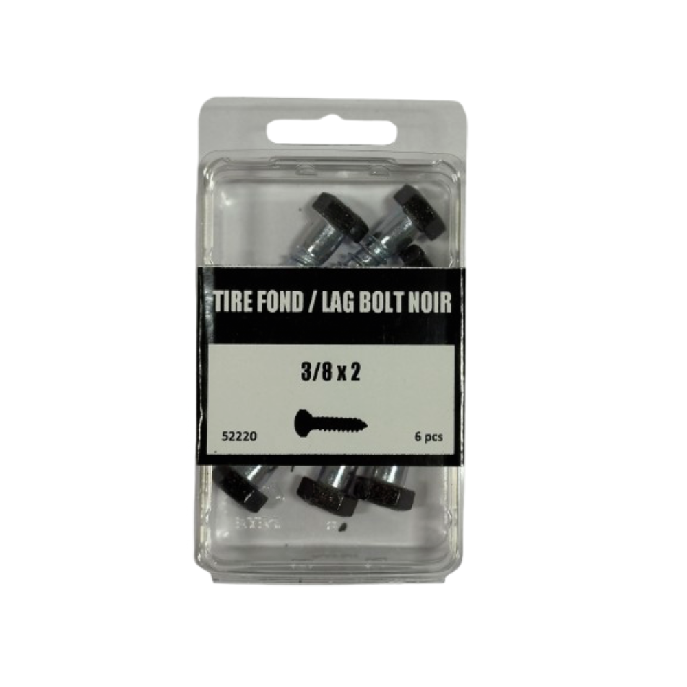 Dashco - 52220/52222 - Tire Fond 3/8x 2 Noir