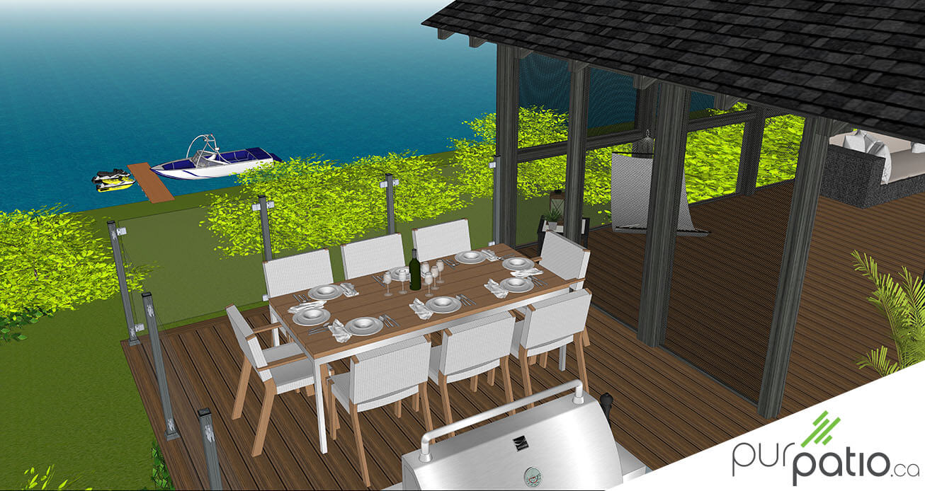 patio trex composite