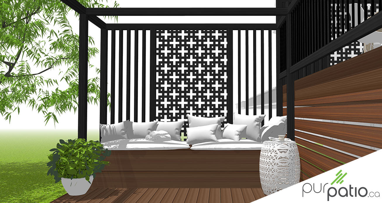 pergola paravent intime