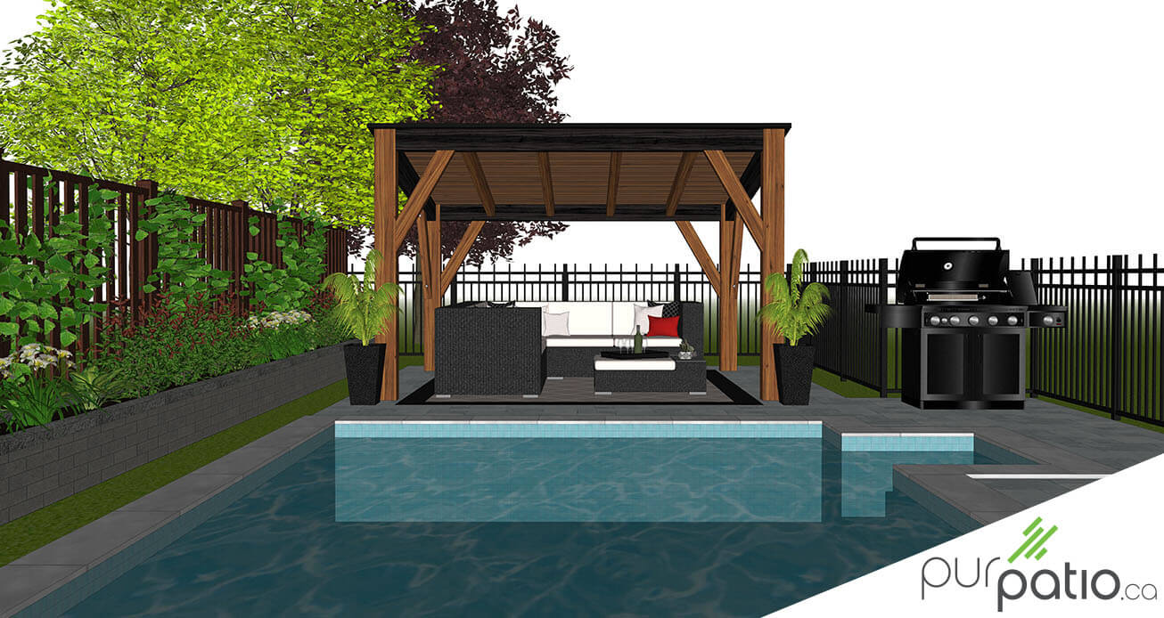 Gazebo moderne Mirabel