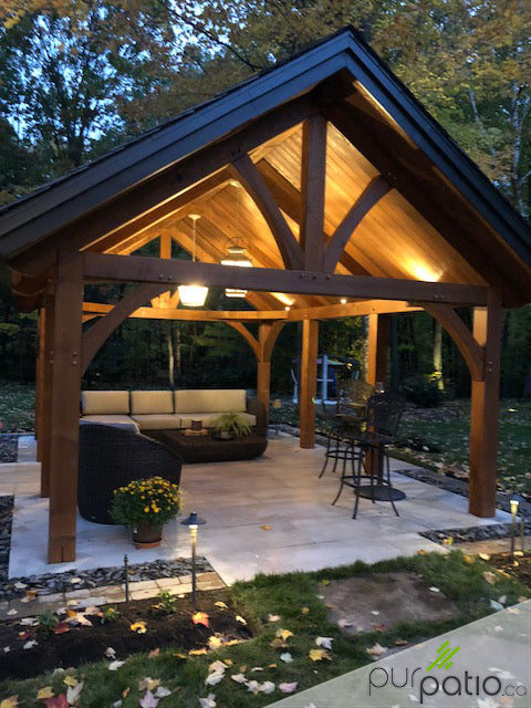 gazebo timberframe terrebonne