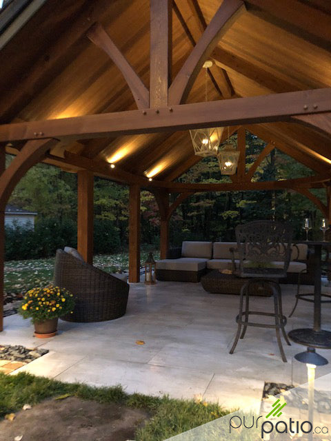 gazebo timberframe terrebonne