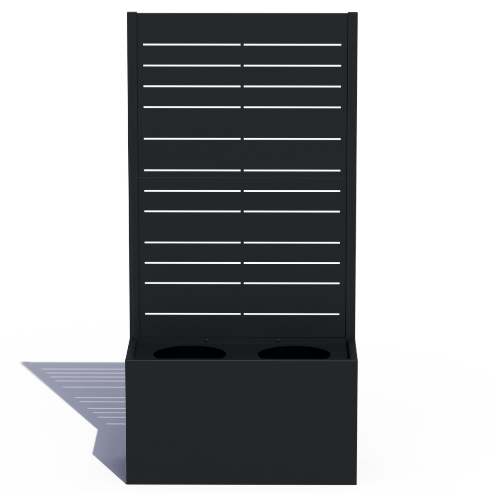 Hideaway Screen - Boite A Fleur HORIZON Noir