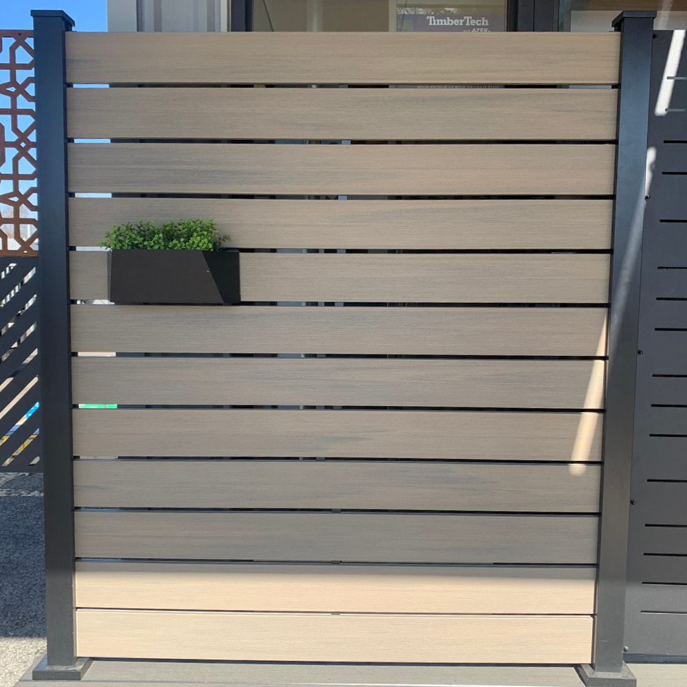 Hoft - 4 Planches De Composite De 1’’x 6’’x6' - Gris Costal