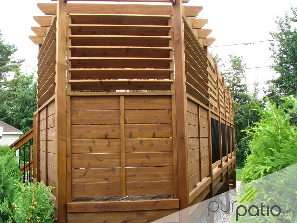 pergola de piscine hors terre