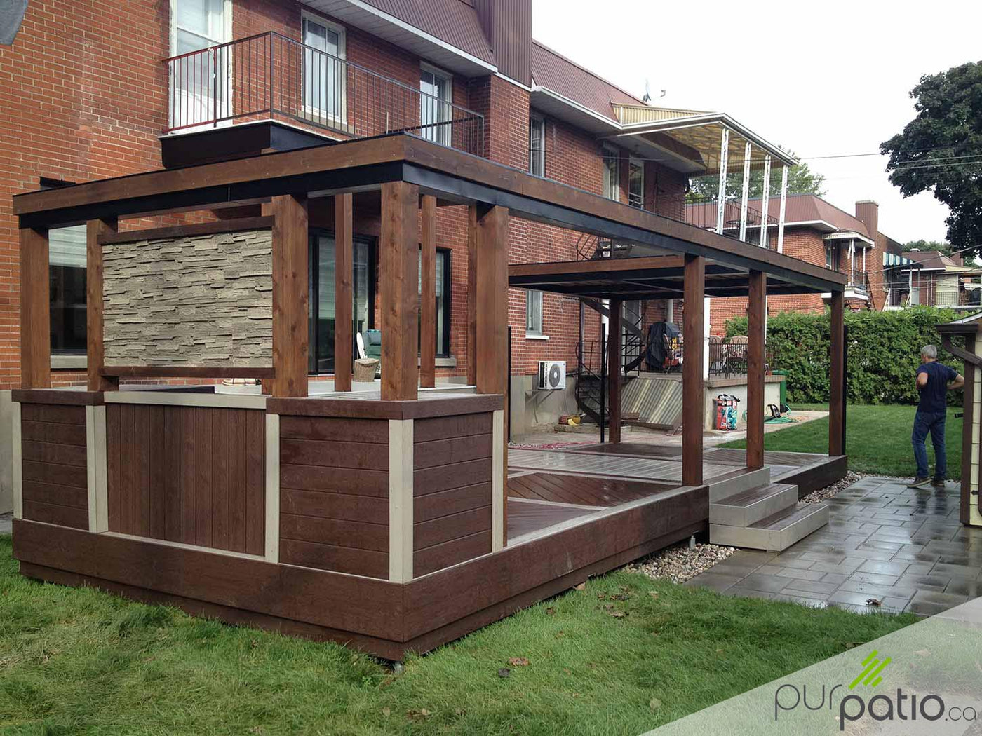 Patio pergola TREX