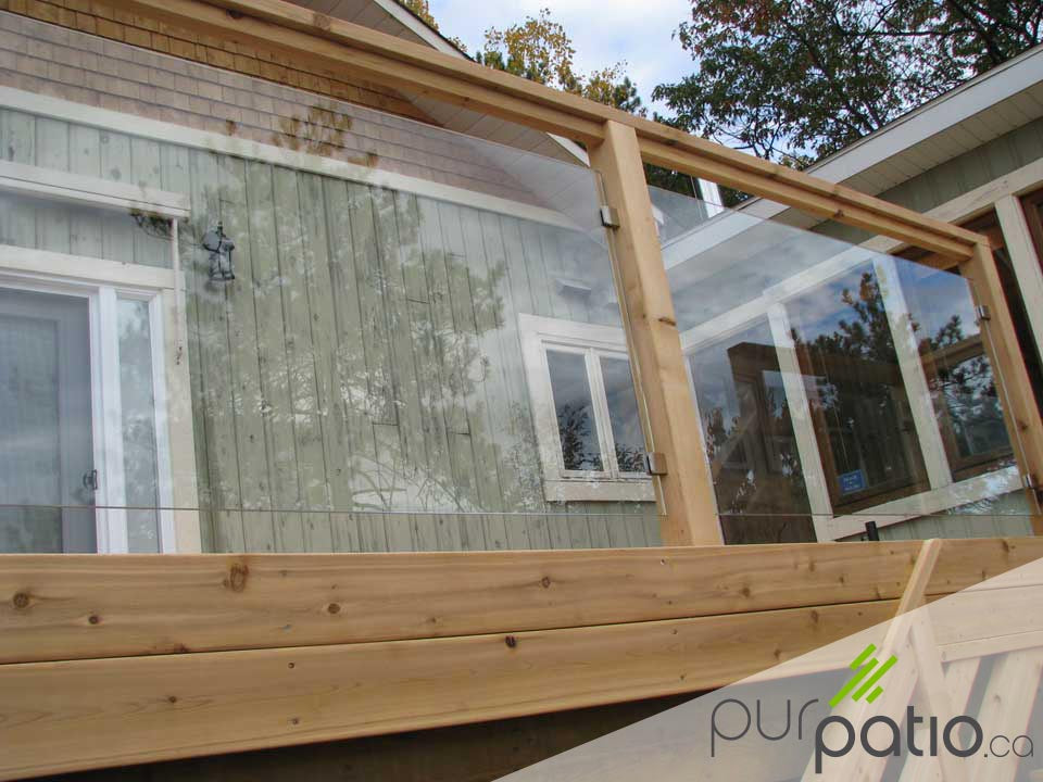 garde corps en verre