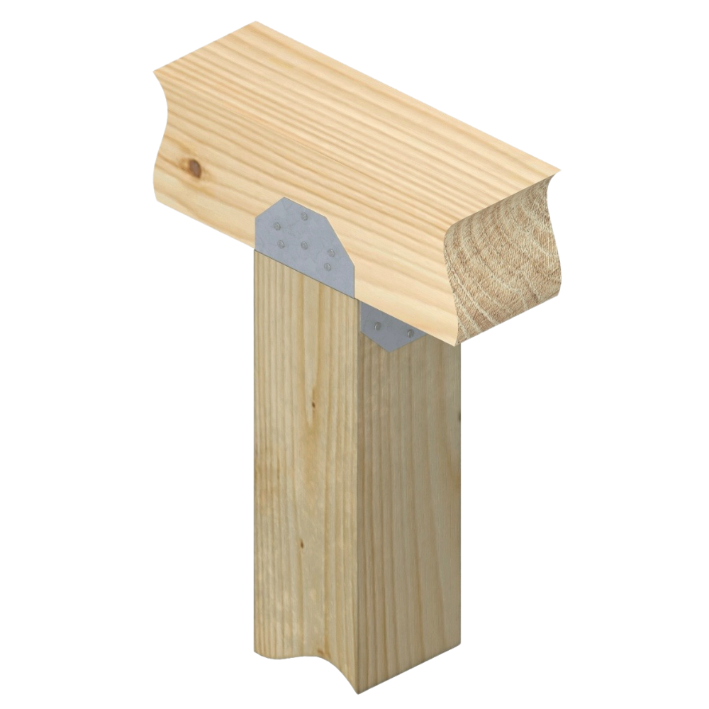 Mitek - C66-TZ - Etrier De Bout de 6x6" Triple Zinc Cal. 18