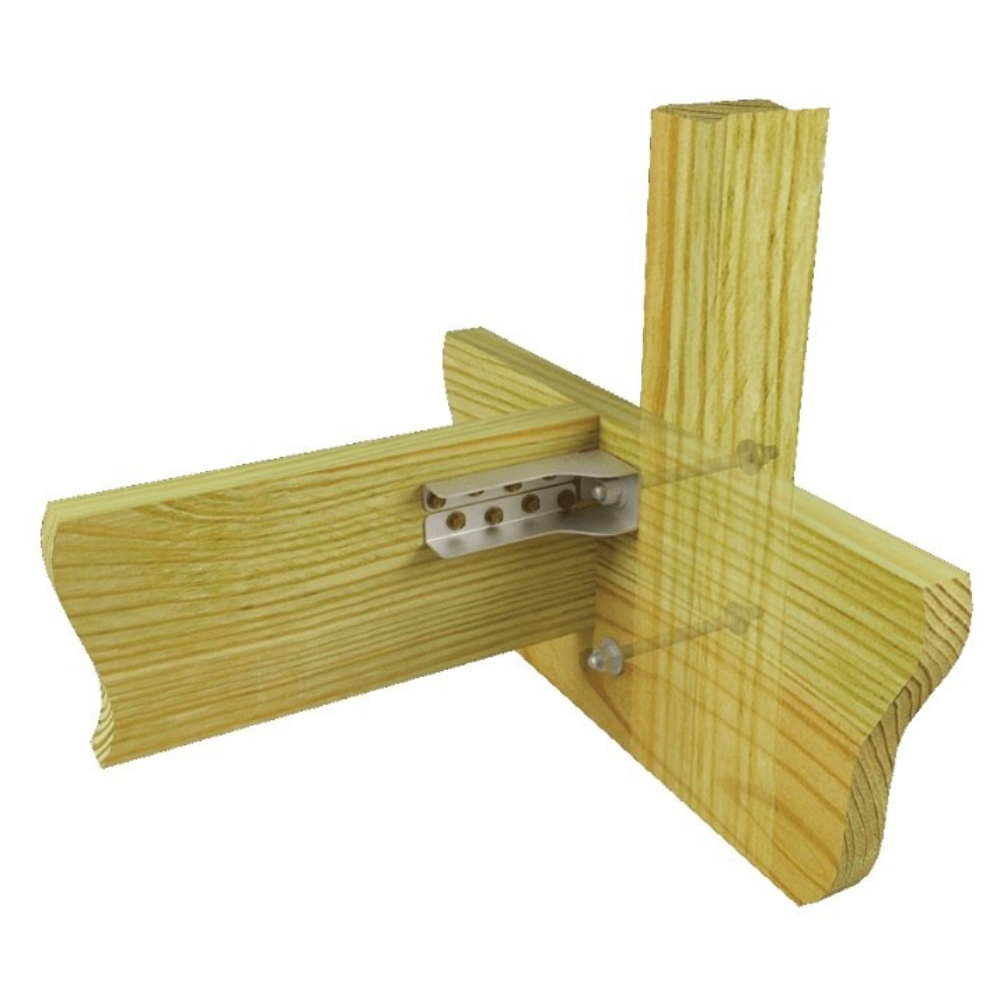 Mitek - DTB-TZ - Attache De Pont Arriere Triple Zinc Cal. 14