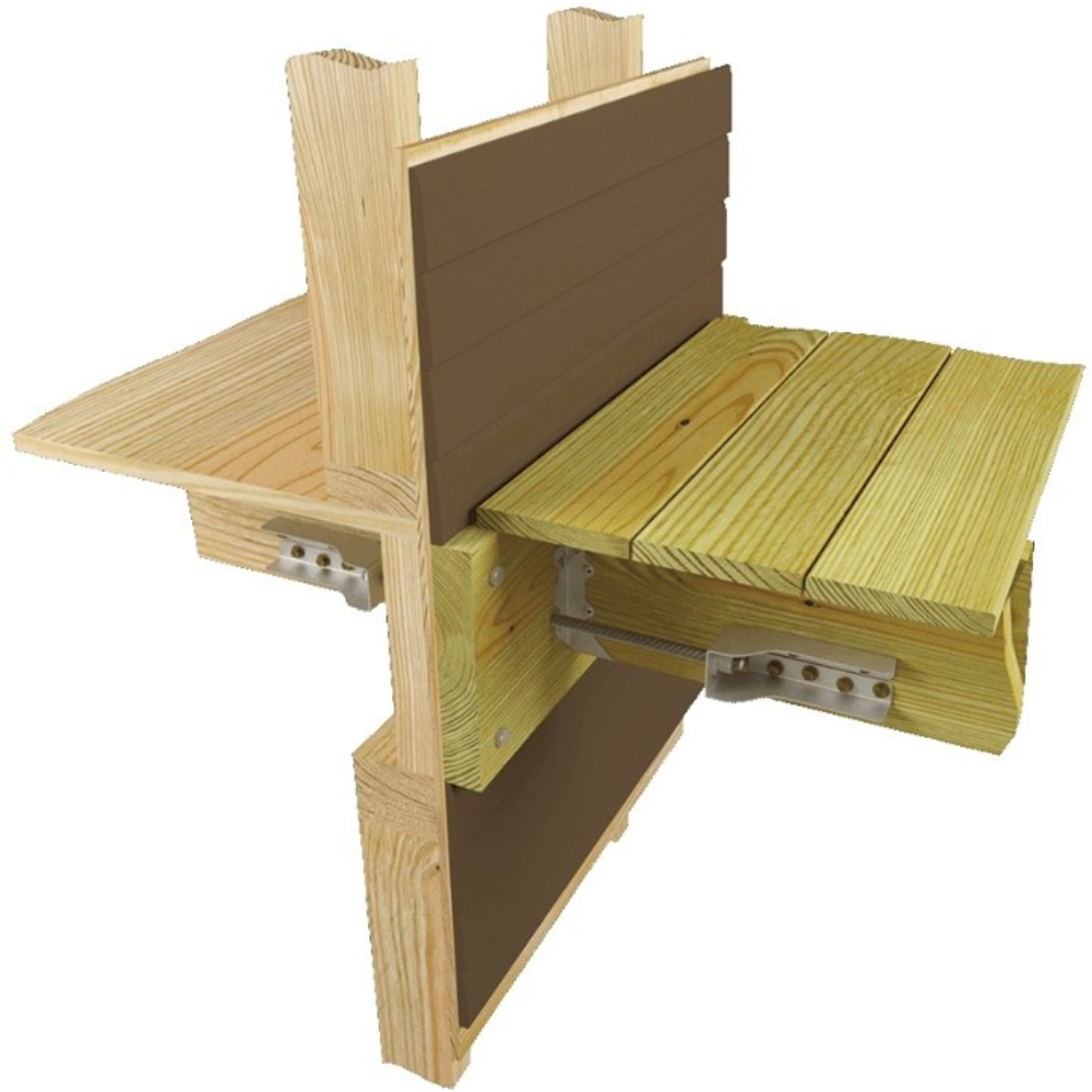 Mitek - DTB-TZ - Attache De Pont Arriere Triple Zinc Cal. 14