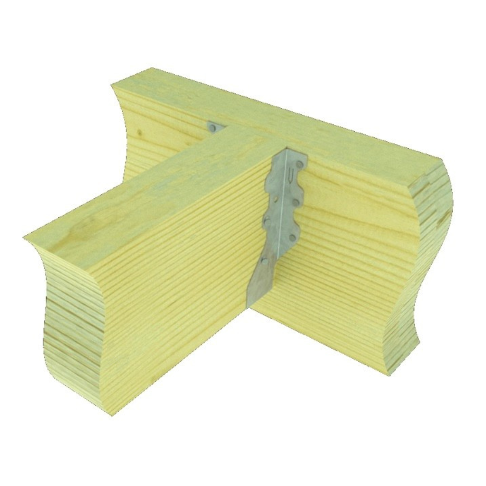 Mitek - JUS28-2TZ - Etrier Double A Solive Triple Zinc Pour 2x8" Cal. 18