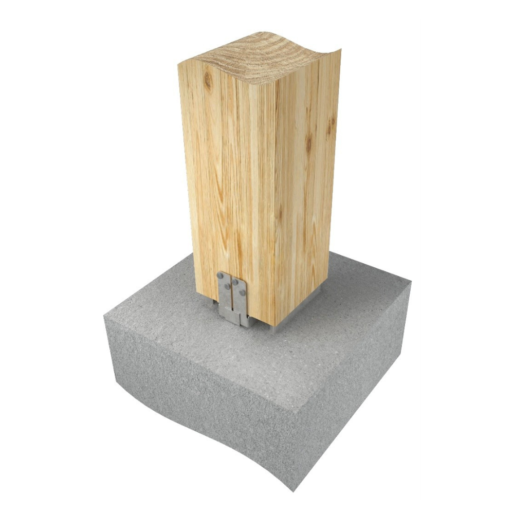 Mitek - PAF66-TZ - 6x6" Post Anchor with 14 Gauge Triple Zinc Plate