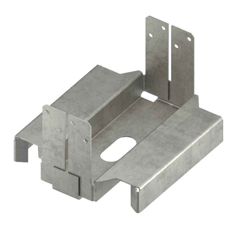 Mitek - PAF66-TZ - 6x6" Post Anchor with 14 Gauge Triple Zinc Plate