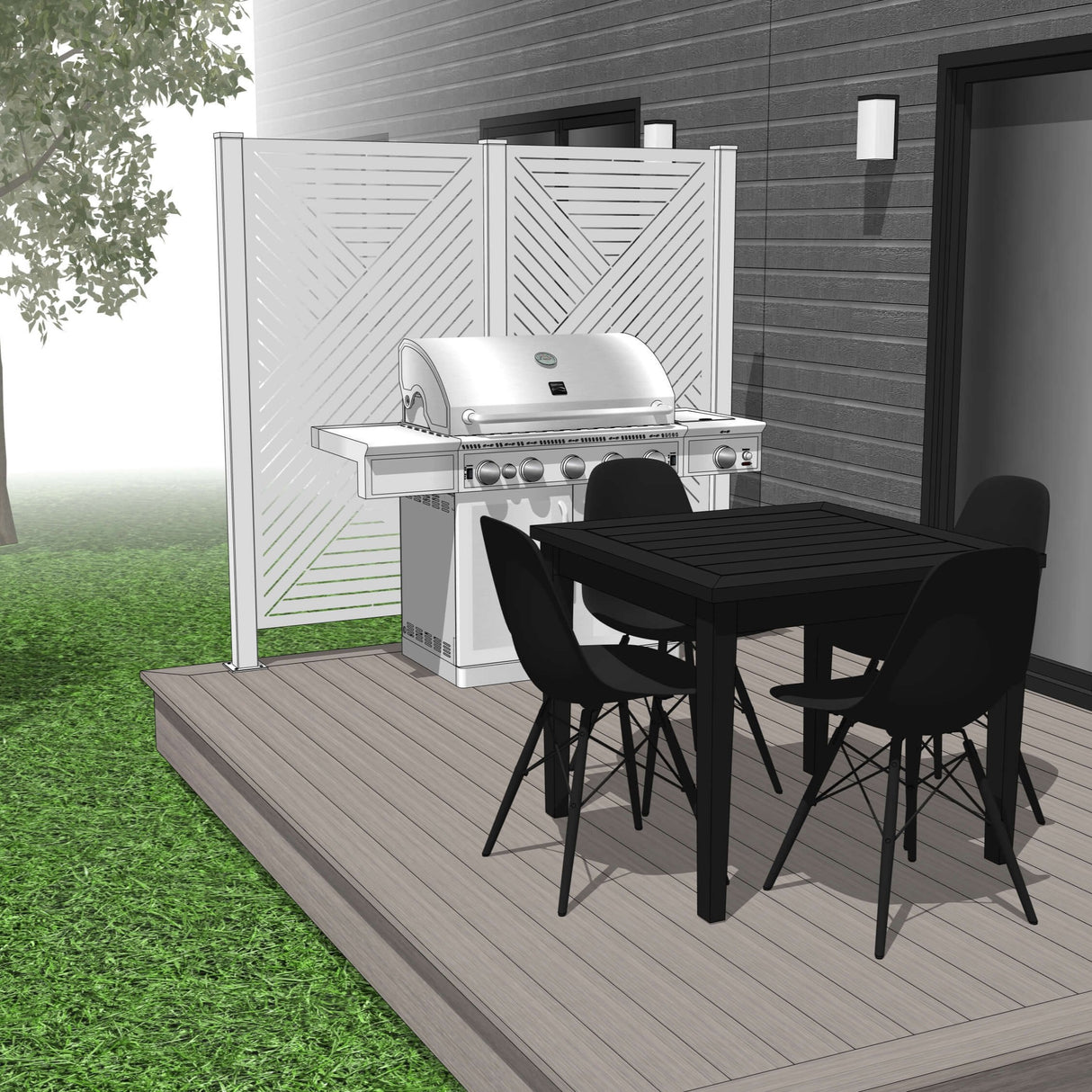 Duo Hideaway Mur intimite - HEXX - PurPatio.ca