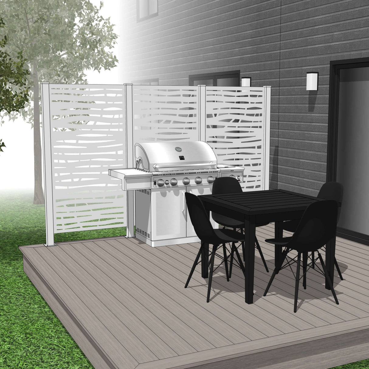 Trio Hideaway Mur intimite - BRANCH - PurPatio.ca