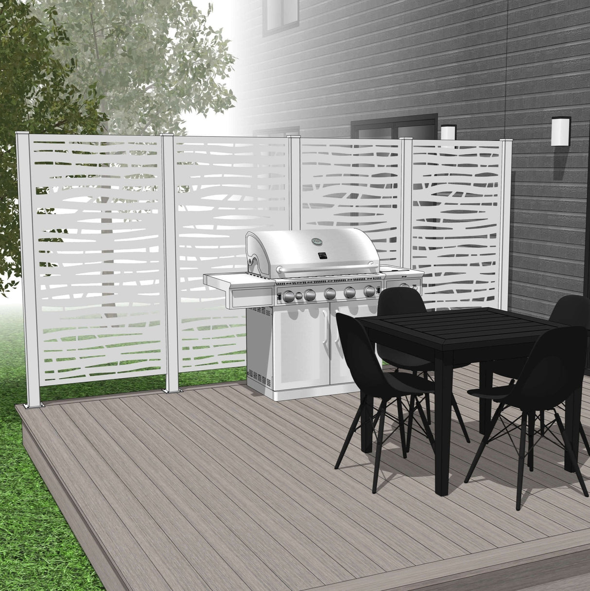 Quadruple Hideaway Mur intimite - BRANCH - PurPatio.ca