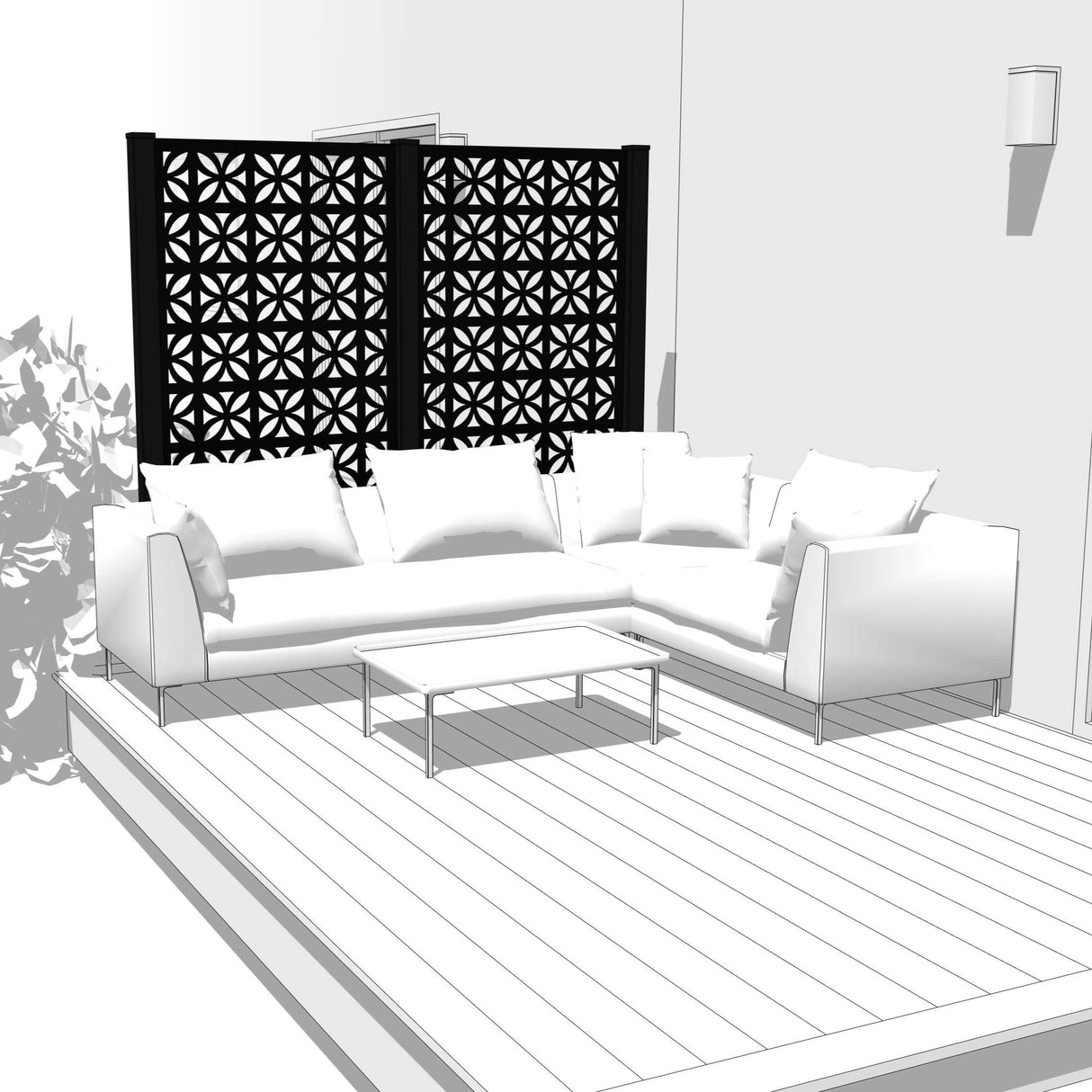 Duo Hideaway Mur intimite - BREEZE - PurPatio.ca