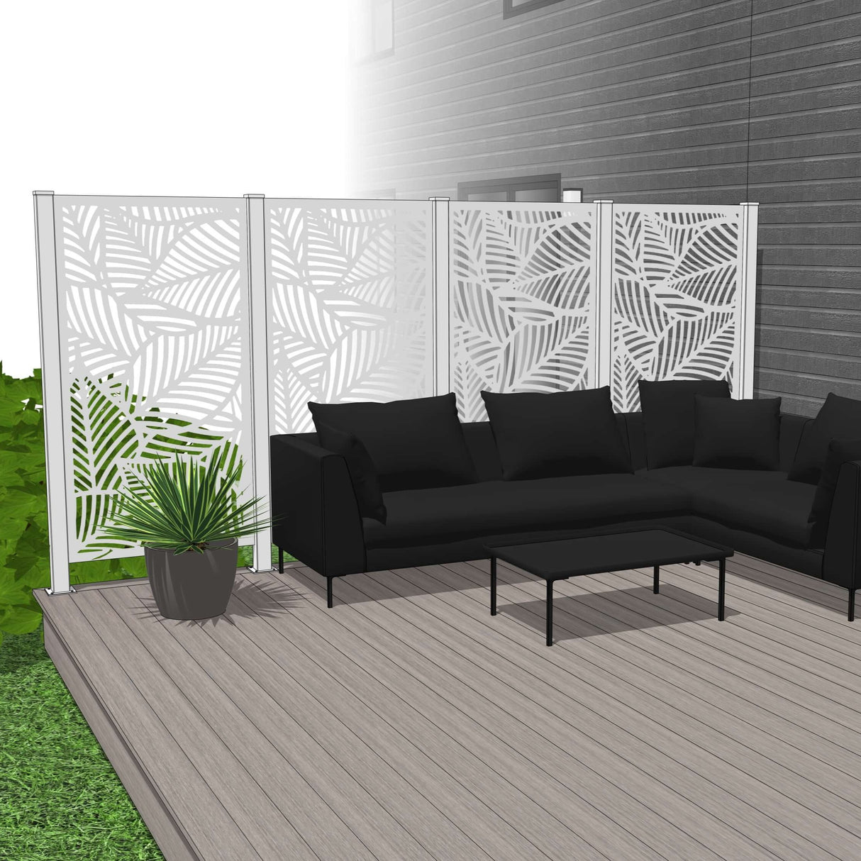 Quadruple Hideaway Mur intimite - MAUI - PurPatio.ca