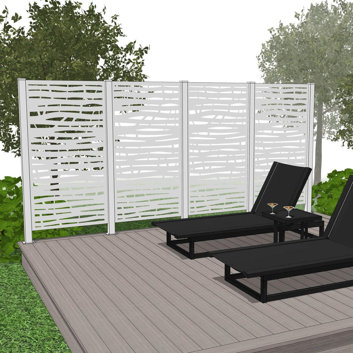 Quadruple Hideaway Mur intimite - BRANCH - PurPatio.ca