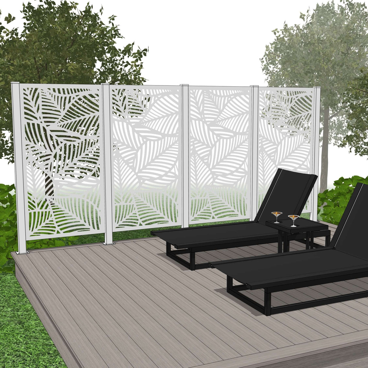 Quadruple Hideaway Mur intimite - MAUI - PurPatio.ca