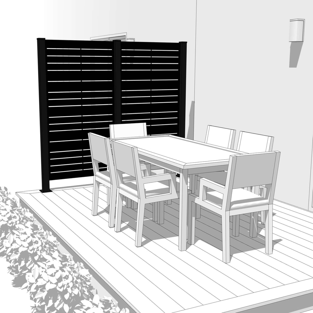 Duo Hideaway Mur intimite - HORIZON - PurPatio.ca