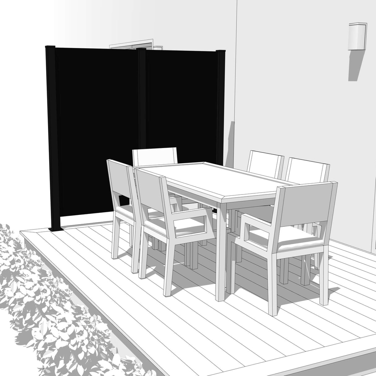 Duo Hideaway Mur intimite - SOLID - PurPatio.ca