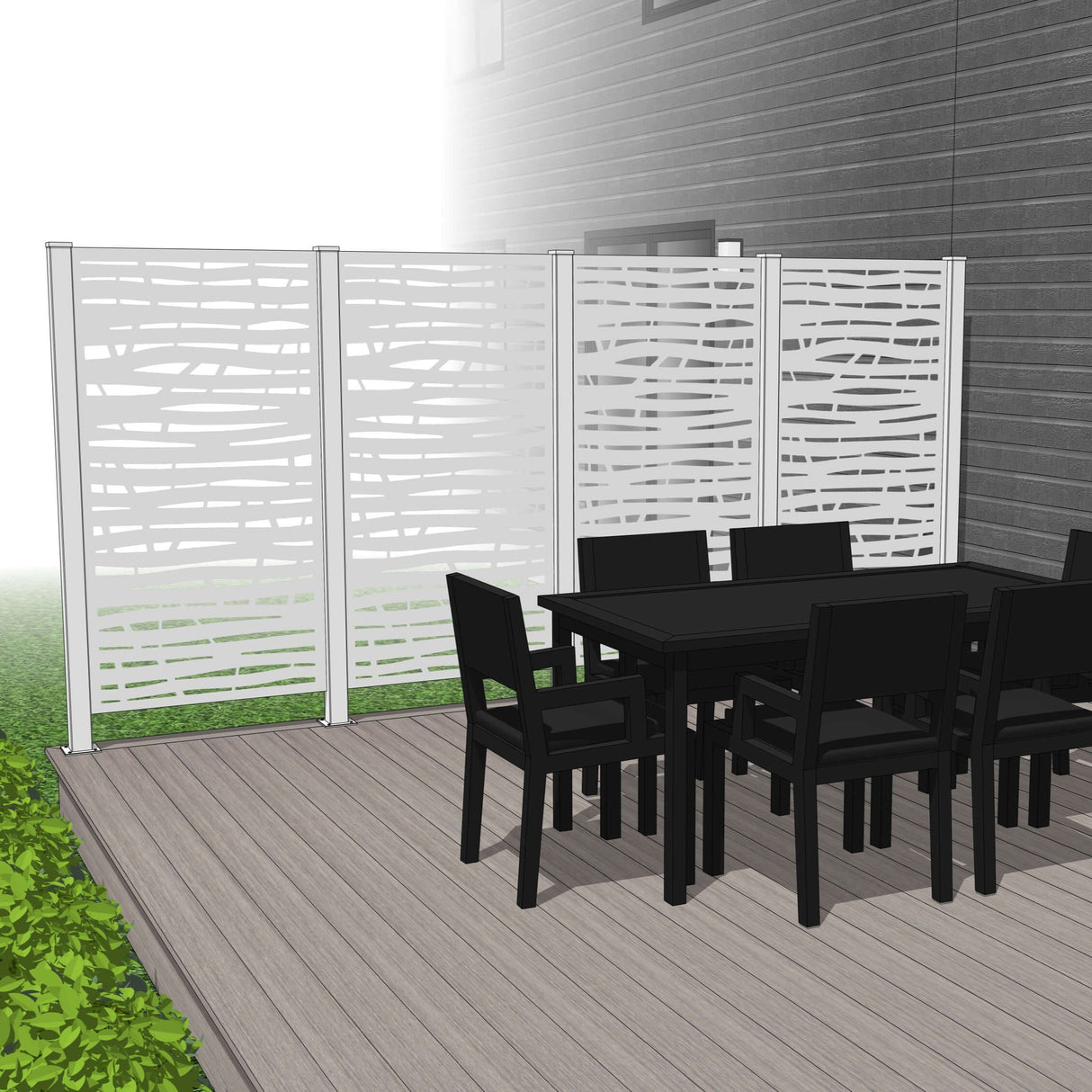 Quadruple Hideaway Mur intimite - BRANCH - PurPatio.ca