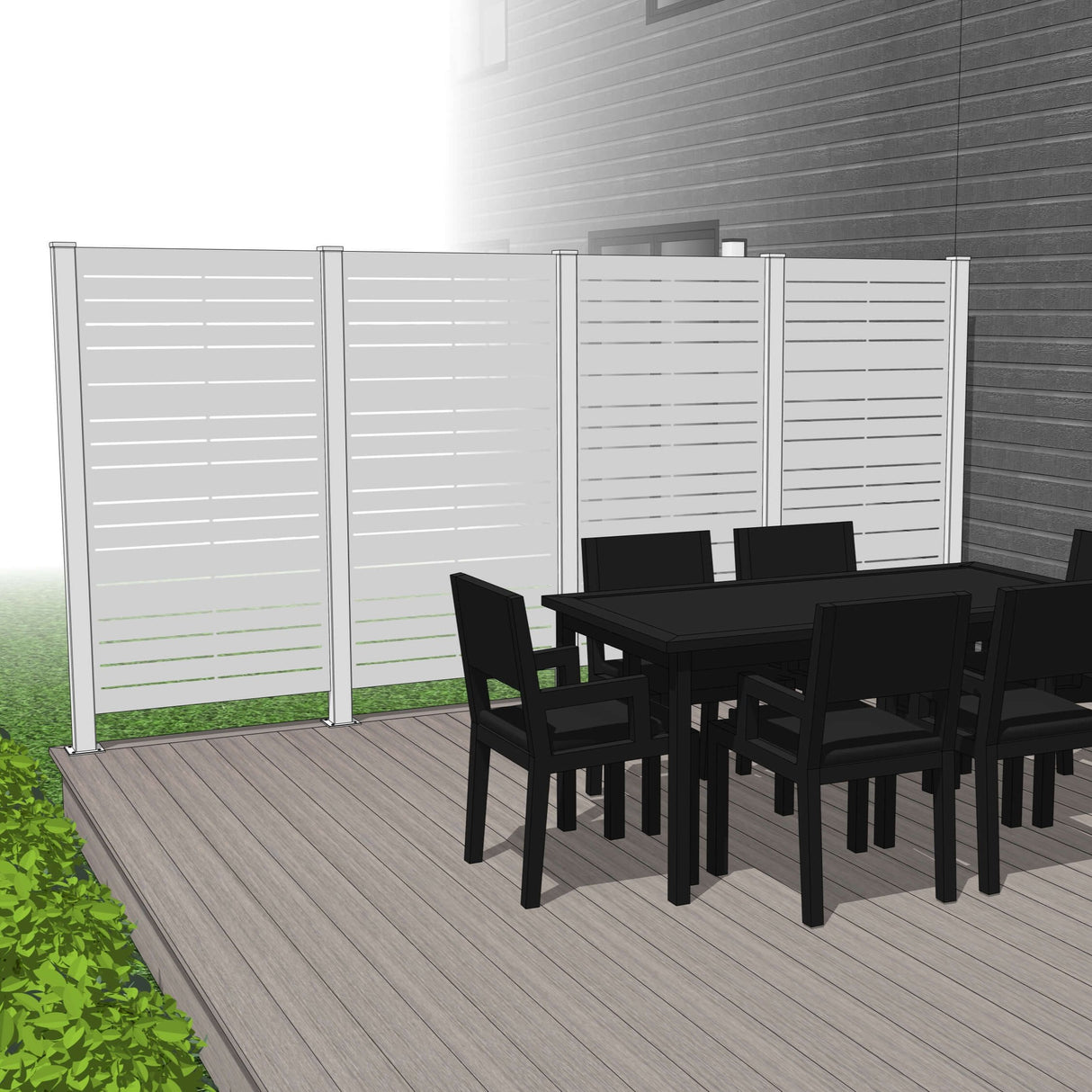 Quadruple Hideaway Mur intimite - HORIZON - PurPatio.ca