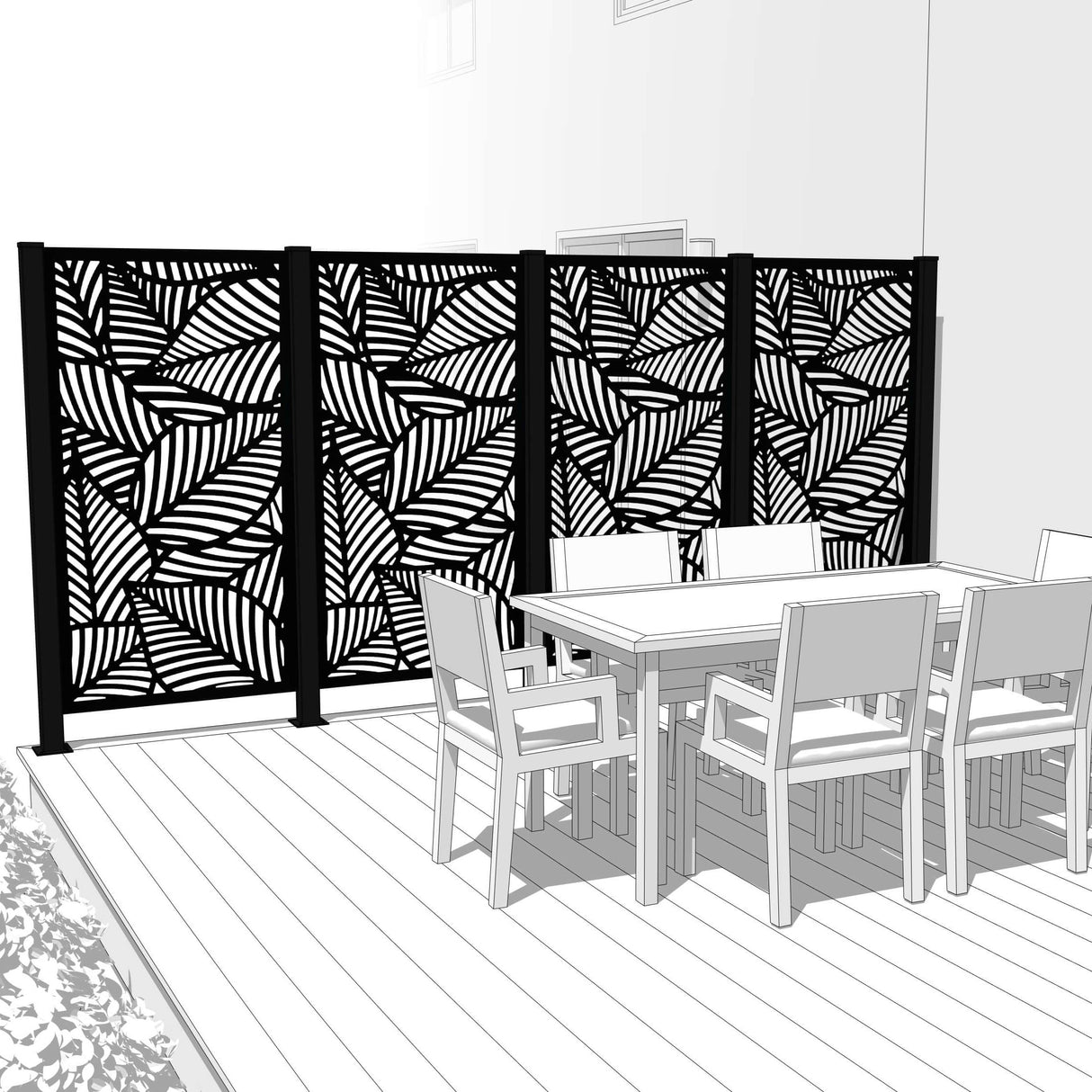 Quadruple Hideaway Mur intimite - MAUI - PurPatio.ca