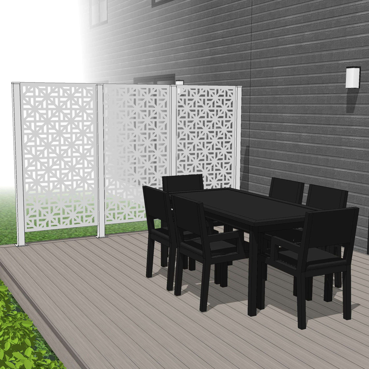 Trio Hideaway Mur intimite - MODERNA - PurPatio.ca