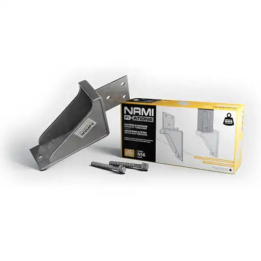 Support N56 pour 6 po x 6 po en élévation - Nami Fixations