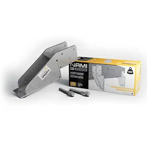 NP5 deck bracket - Beam perpendicular to the foundation - Nami Fixations