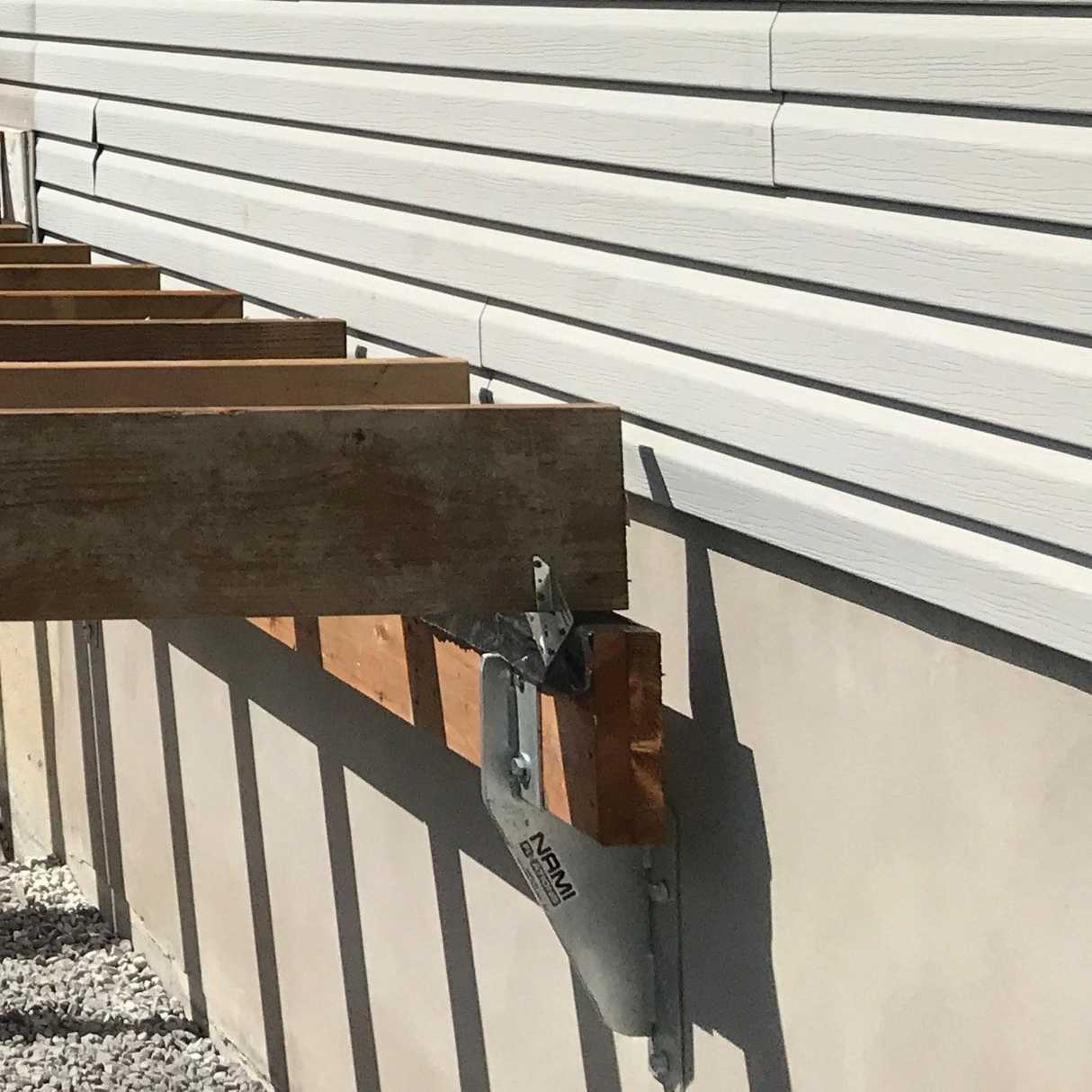 Support Nami N2 parallele a la fondation