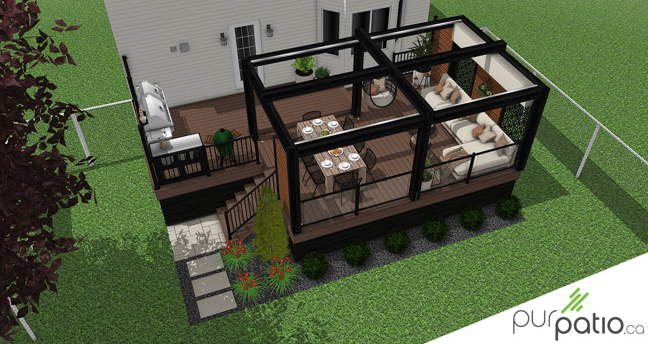 patio pvc azek english walnut