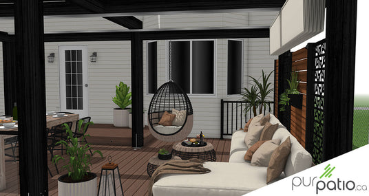 pergola mur intimité lounge