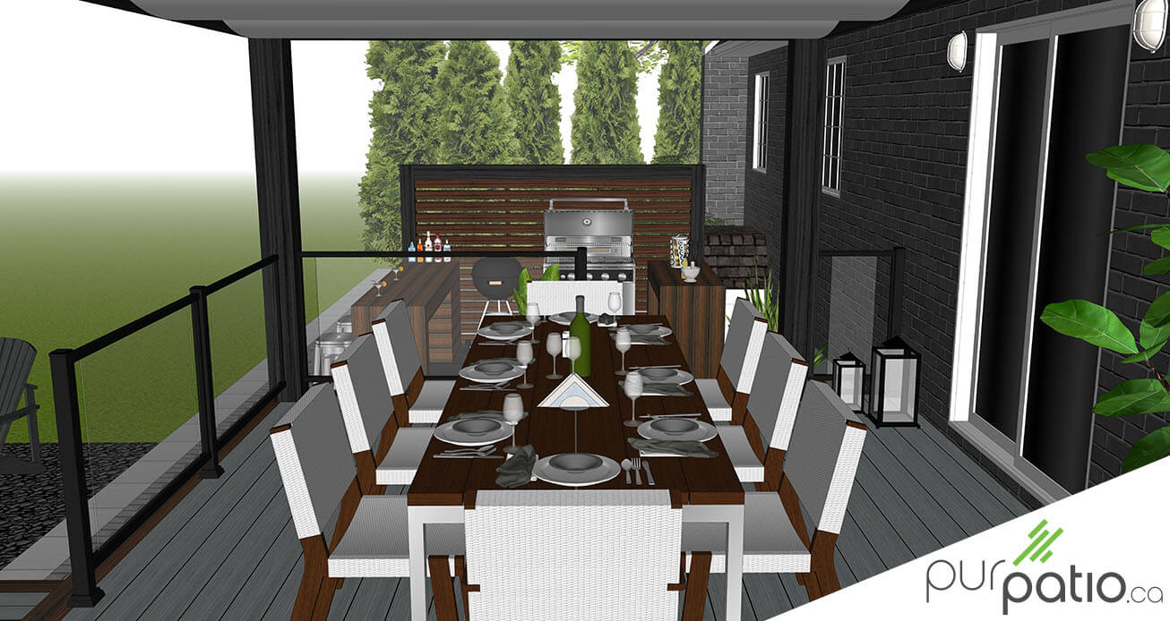 aire de vie exterieure prevost