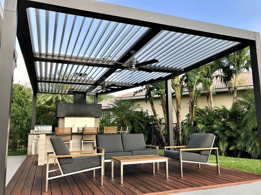 pergola lames orientables