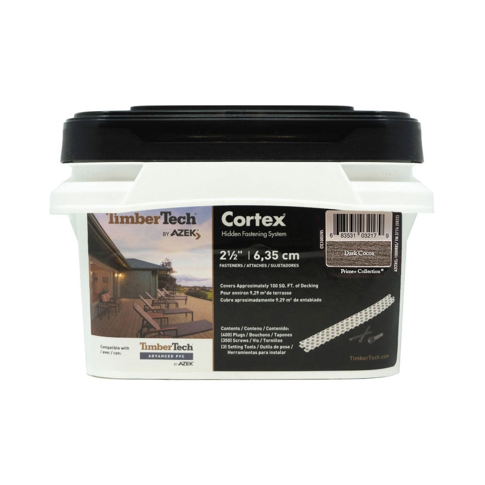 TTech - Vis CORTEX Carbone - Edge Prime + Dark Cocoa - 224 Vis - 240 Cap / 100 pi. li.