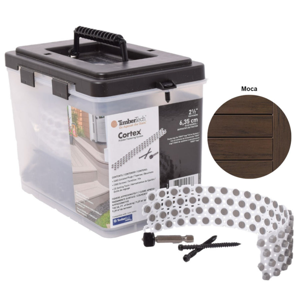 TTech - Vis CORTEX Carbone - Legacy Mocha - 224 Vis - 240 Cap / 100 pi. li..