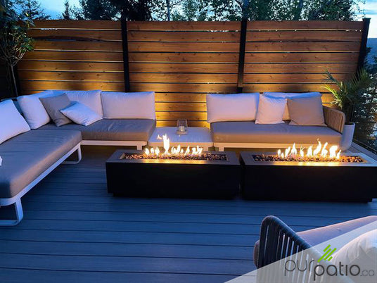 foyer extérieur gaz