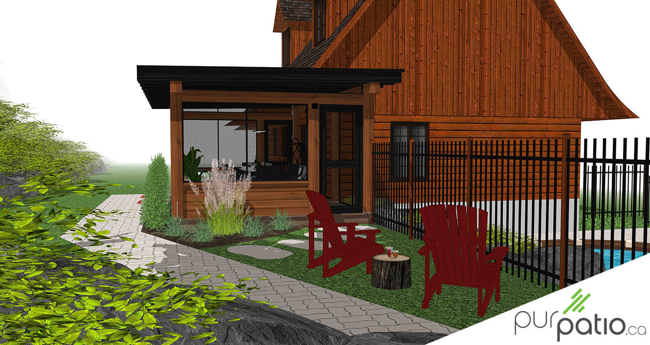 véranda timberframe