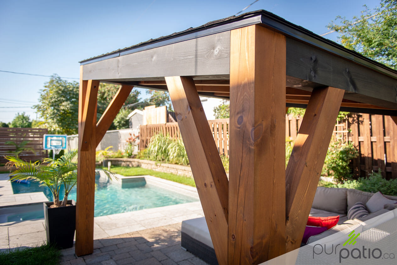 détail brace gazebo