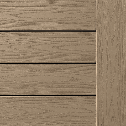 Azek - Patio en PVC - Collection Harvest - Brownstone - PurPatio.ca